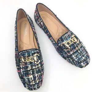 Patrizia Spring Step CHANELLO Multicolored Sparkle Tweed Knit knot Loafer